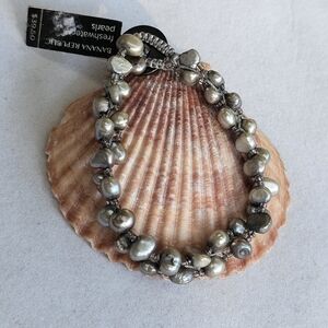 Banana Republic Freshwater Pearl Bracelet NWT